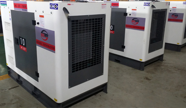 悍莎供應某鐵路工程單位10kw柴油發(fā)電機組