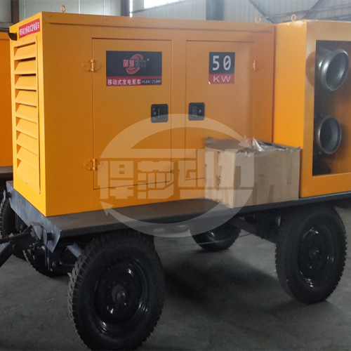 移動式發(fā)電抽水一體泵車
