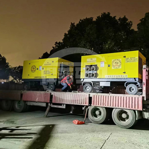 2000m3大流量拖車(chē)式排水泵車(chē)裝車(chē)發(fā)貨